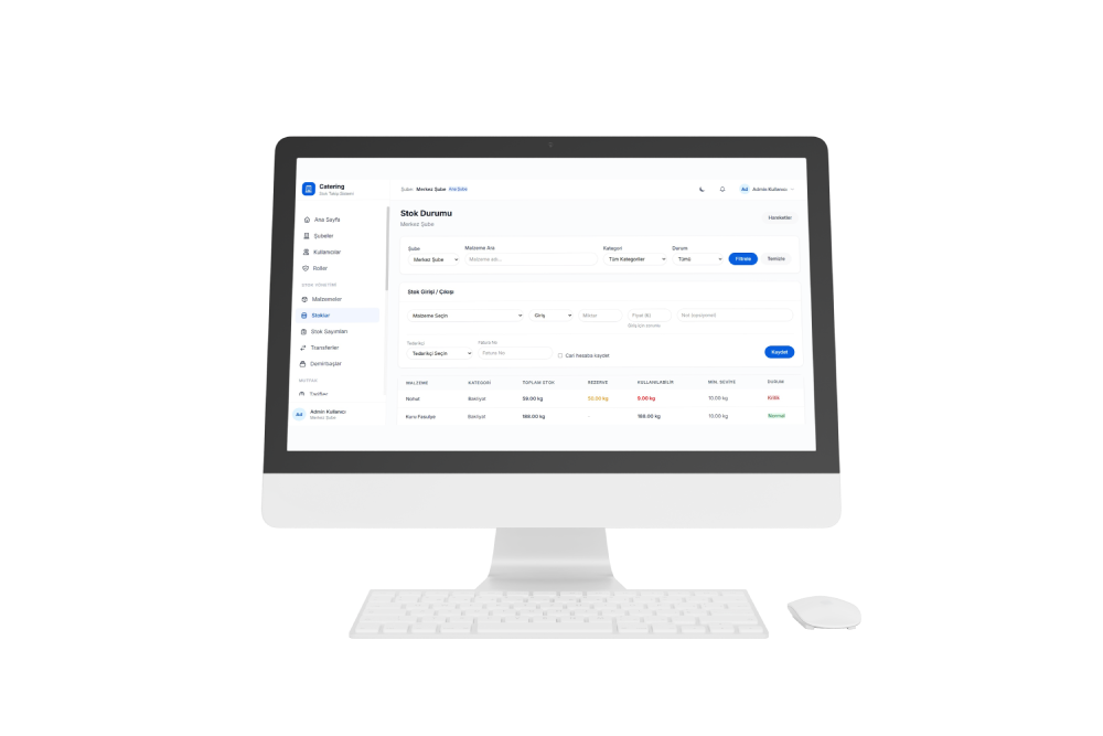 Stok Sayfası